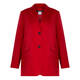 MARINA RINALDI VIRGIN WOOL JACKET RED