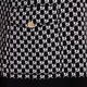 MARINA RINALDI CHECK INTARSIA KNITTED TUNIC BLACK AND WHITE