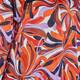 MARINA RINALDI PRINT SATIN SHIRT TANGERINE