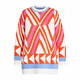 MARINA RINALDI INTARSIA KNITTED TUNIC MULTI-COLOUR