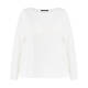 MARINA RINALDI JEWEL EMBELLISHED SWEATER WHITE