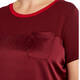 MARINA RINALDI SATIN FRONT TOP BORDEAUX