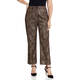 MARINA RINALDI GOLD AND BORDEAUX BROCADE TROUSER