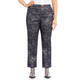 MARINA RINALDI SILVER JACQUARD TROUSERS 