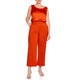 MARINA RINALDI VIRGIN WOOL TROUSER TANGERINE