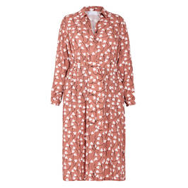 MARINA RINALDI FLORAL PRINT DRESS GINGER  - Plus Size Collection
