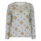 OPEN END floral embellished SWEATER