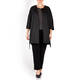 PERSONA BY MARINA RINALDI TAFETA DUSTER BLACK