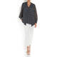 PERSONA BY MARINA RINALDI POLKA DOT BLOUSE NAVY