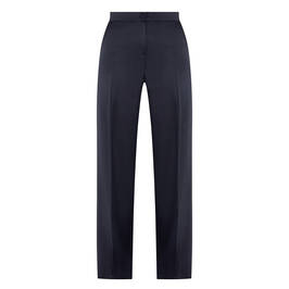 PERSONA BY MARINA RINALDI CREPE SATIN TROUSER NAVY - Plus Size Collection