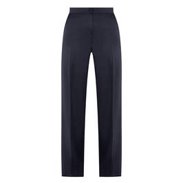 PERSONA BY MARINA RINALDI CREPE SATIN TROUSER NAVY - Plus Size Collection