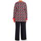 PERSONA BY MARINA RINALDI INTARSIA CARDIGAN