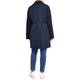 NOW BY PERSONA TWO-FABRIC COAT NAVY