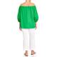 NOW by Persona Broderie Anglaise Top Green