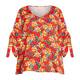 NOW by Persona Floral Print Top Red