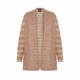 PERSONA BY MARINA RINALDI KNITTED CARDIGAN BISCUIT