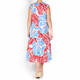 PERSONA FLORAL PRINT MIDI DRESS WITH OPTIONAL SLEEVES