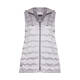 PERSONA BY MARINA RINALDI QUILTED GILET SILVER