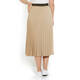 PERSONA BY MARINA RINALDI CAMEL PLEATED SKIRT 