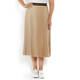 PERSONA BY MARINA RINALDI CAMEL PLEATED SKIRT 