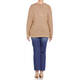 PERSONA BY MARINA RINALDI KNITTED SWEATER BISCUIT