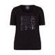 PERSONA BY MARINA RINALDI STRETCH JERSEY T-SHIRT BLACK