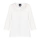 PERSONA BY MARINA RINALDI EMBELLISHED TOP WHITE 