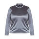 PERSONA BY MARINA RINALDI JERSEY POLO NECK SILVER 