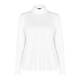 PERSONA BY MARINA RINALDI JERSEY POLO NECK WHITE 