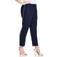 PERSONA BY MARINA RINALDI SATIN TROUSER NAVY