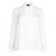 PERSONA BY MARINA RINALDI white ruffle front SHIRT