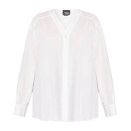 Persona by Marina Rinaldi Pure Cotton Shirt White - Plus Size Collection