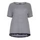PERSONA BY MARINA RINALDI navy narrow horizontal stripe SWEATER