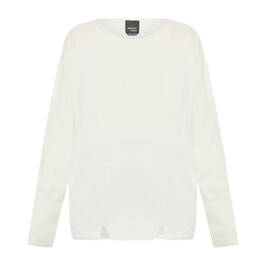 Persona by Marina Rinaldi Sweater with Cashmere White  - Plus Size Collection