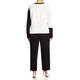 Persona By Marina Rinaldi Spotted Sweater Black And White