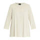 Persona by Marina Rinaldi Pleated Back T-Shirt Sand 