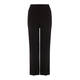 PERSONA BY MARINA RINALDI BLACK FRONT CREASE FRONT ZIP TROUSERS