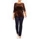 Piero Moretti Velvet Tunic Brown