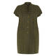 BEIGE BOILED WOOL WAISTCOAT GREEN