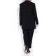 SALLIE SAHNE LONGLINE BLACK JACKET SINGLE BREASTED REVERE COLLAR