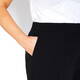 SALLIE SAHNE BLACK ANKLE GRAZER TROUSERS