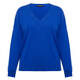 Sandra Portelli V-Neck Cashmere Knitted Tunic Cobalt Blue