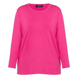 Seeyou T-Shirt Long Sleeve Fuchsia - Plus Size Collection