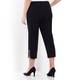 BEIGE LABEL TROUSERS WITH DIAMANTE HEM DETAIL NAVY
