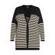 VERPASS CARDIGAN BLACK AND GOLD