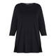 VERPASS STRETCH JERSEY TOP BLACK