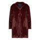 VERPASS FAUX FUR BORDEAUX COAT 