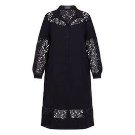 Verpass Lace Flower Insert Dress Black - Plus Size Collection