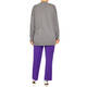 Verpass Knitted Tunic Purple and Grey 
