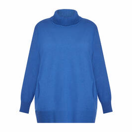 Verpass Knitted Tunic Royal Blue - Plus Size Collection